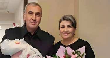 Şəhidin qardaşı dünyaya gəldi - FOTO