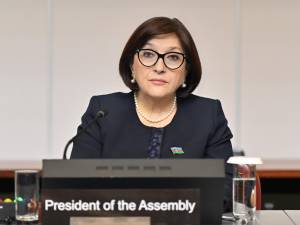 Sahibə Qafarova Alen Simonyanla görüşündən danışdı Xəbər şəkili