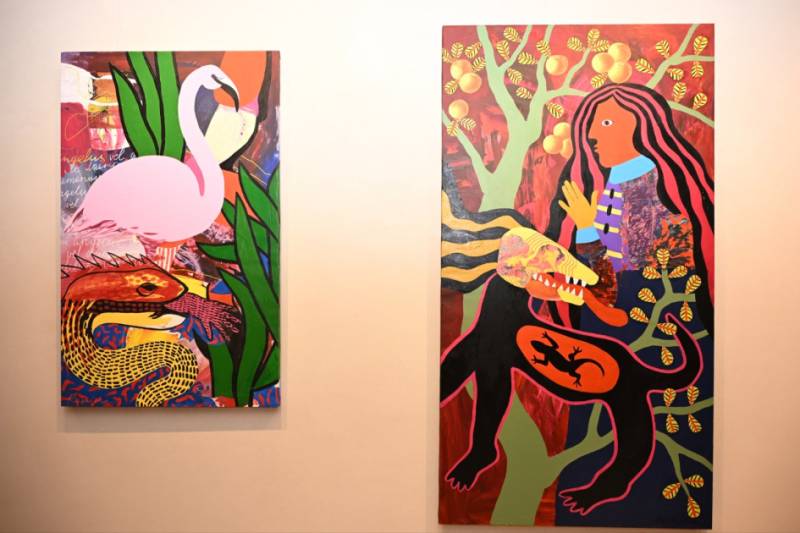 “Art Weekend” çərçivəsində “Od, Su və Öpüşlər" adlı sərgi açılıb (FOTO)