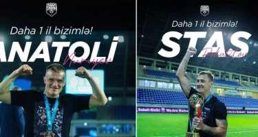 "Sabah" iki futbolçusu ilə müqaviləni uzatdı