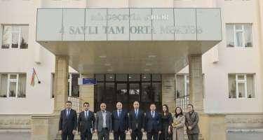 Nazir Milli Qəhrəman Natiq Qasımov adına Mingəçevir məktəbində oldu