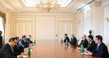 İlham Əliyev  Mehdi Sənayini qəbul etdi