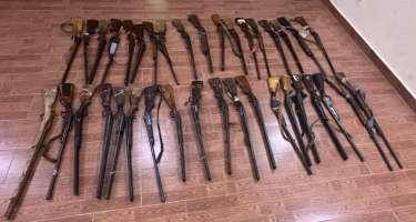 Qanunsuz saxlanılan silah-sursat aşkar olundu