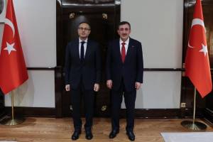 TÜRKPA Baş katibi Cevdet Yılmaz və Dövlet Baxçalı ilə görüşüb Xəbər şəkili
