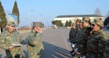 Hərbi vəzifəlilərin təlim toplanışı başa çatdı - FOTO
