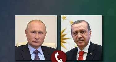 Putin və Ərdoğan arasında telefon danışığı olub
