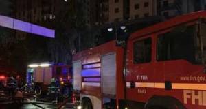 Bakıda məktəbdə yanğın başladı