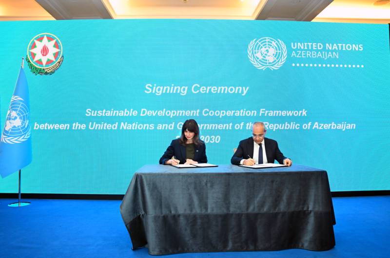 Azərbaycan və Birləşmiş Millətlər Təşkilatı 2026–2030-cu illər üçün Əməkdaşlığa dair Çərçivə Sənədini imzalayıb