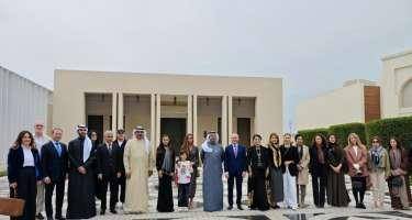 Leyla və Arzu Əliyevalar RAK İncəsənət Fondunda oldular - Fotolar