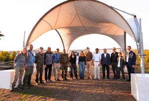 Leyla Əliyeva və Arzu Əliyeva Qax rayonunda Axar-Baxar Milli Parkının açılış mərasimində iştirak ediblər Xəbər şəkili