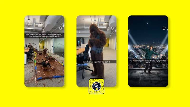 Snapchat Süni İntellektli "Imagine Lens" Alətini ABŞ-da Bütün İstifadəçilər Üçün Pulsuz Edir