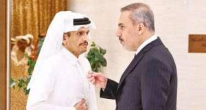 Hakan Fidan və Qətərin Baş naziri Suriyadakı vəziyyəti müzakirə etdi Xəbər şəkili