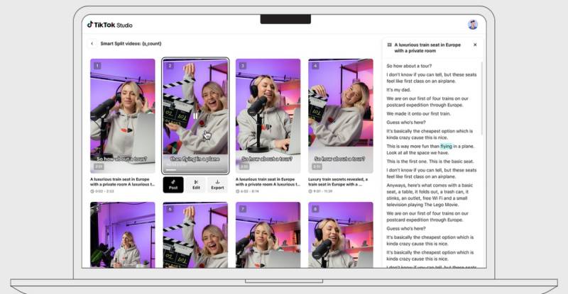 TikTok-dan Mühüm Yenilik: Süni İntellekt Uzun Videoları Qısa Kliplərə Necə Çevirəcək?