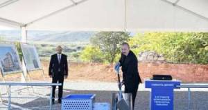 Prezident Cəbrayıl şəhər məscidinin təməlini qoydu Xəbər şəkili