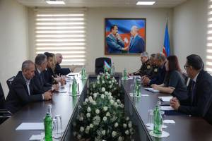 FHN yanında İctimai şuranın üzvləri Xüsusi Riskli Xilasetmə Xidmətində görüş keçiriblər Xəbər şəkili