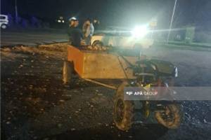 Qubada motoblok avtomobillə toqquşub, 1 nəfər ölüb