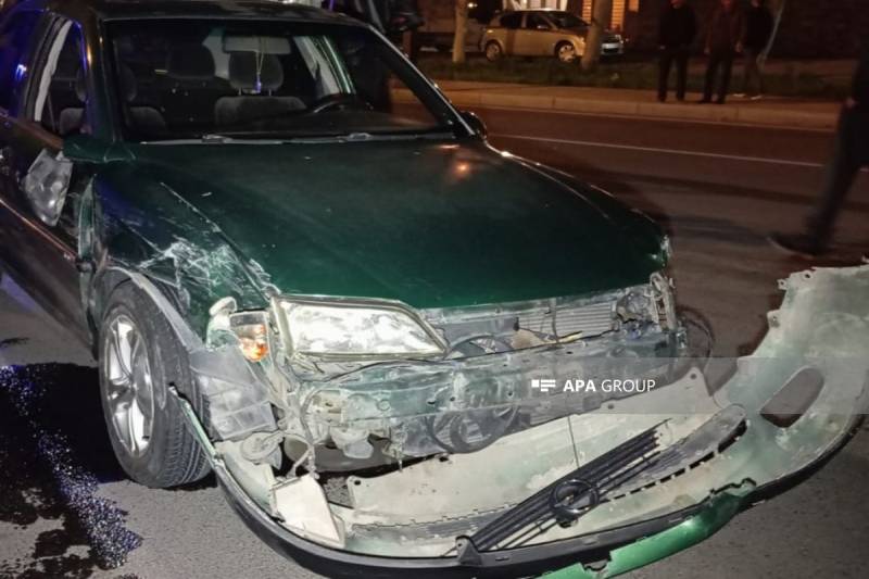 Gəncədə iki avtomobil toqquşub, xəsarət alanlar var - FOTO