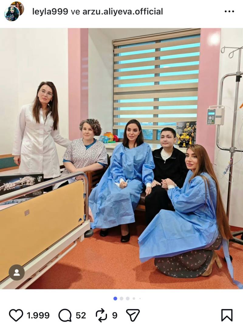Leyla Əliyeva və Arzu Əliyeva paylaşım etdi