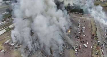 Mağazada yanğın çıxdı, ölənlər var