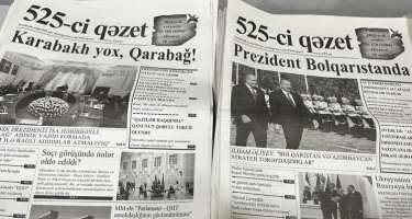 “525-ci qəzet”in fəaliyyətə başlamasından 33 il ötür