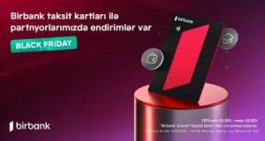 “Black Friday”də Birbank taksit kartları ilə 70%-dək endirimlə alın