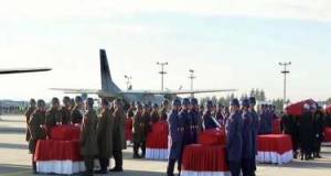 Türkiyəli hərbçilərlə vida mərasimi keçirilir