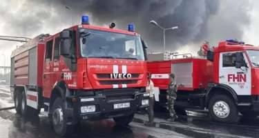 Bakıda yanğın oldu - Xəsarət alanlar var