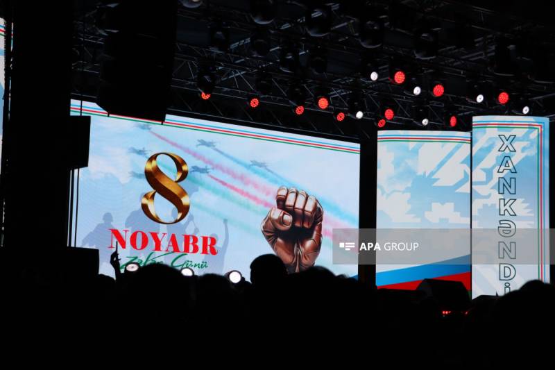 Xankəndidə Zəfər Günü qeyd olunub - FOTO