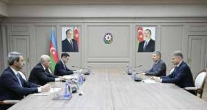 Əli Əsədov Oleg Belozyorov ilə görüşdü Xəbər şəkili