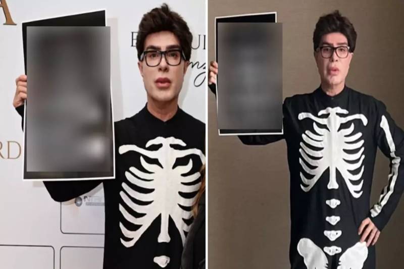 Yılmaz Morgül Süni Zəkaya Qarşı Müharibə Elan Etdi: Skelet Kostyumlu Qəribə Etiraz Xəbər şəkili