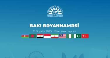 D-8 Media Forumunda Bakı Bəyannaməsi imzalandı