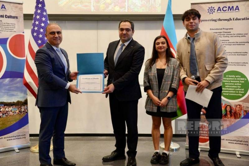 ABŞ-nin İllinoys Universitetində Azərbaycanın Zəfər Günü ilə bağlı tədbir keçirilib