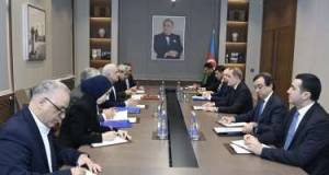 Ceyhun Bayramov İran XİN rəsmisi ilə görüşdü Xəbər şəkili