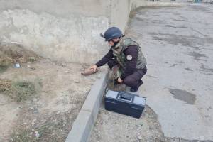 Sumqayıtda sursat tapılıb - VİDEO