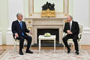 Tokayev və Putin arasında qeyri-rəsmi görüş iki saat yarımdan çox davam edib Xəbər şəkili