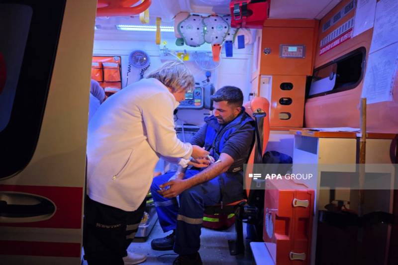 Naxçıvanda yanacaqdoldurma məntəqəsində yanğın başlayıb, 3 nəfər zəhərlənib - FOTO - YENİLƏNİB