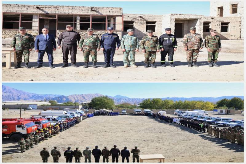 FHN Ordubadda kompleks mülki müdafiə təlimi keçirib