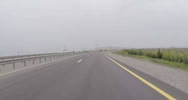 Bu yolda hərəkət sıxlığı aradan qaldırıldı