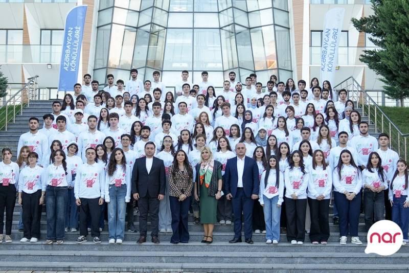 "Nar" Zəfərin 5 illiyini könüllü gənclərə özəl silsilə tədbirlərlə qeyd etdi