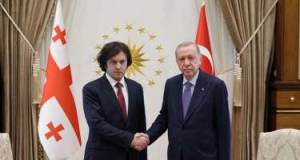 Ərdoğan Kobaxidze ilə danışdı