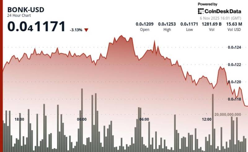 BONK Tokeninin Qiyməti 4% Ucuzlaşdı - Dəstək Səviyyəsinin Qırılması Texniki Zəifliyi Artırdı