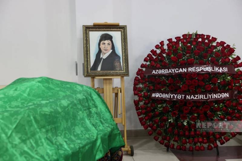 Xalq artisti Roza Cəlilova ilə vida mərasimi keçirilib - YENİLƏNİB-2