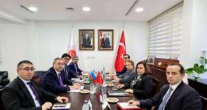 Xələf Xələfov Türkiyə XİN başçısının müavini ilə görüşdü