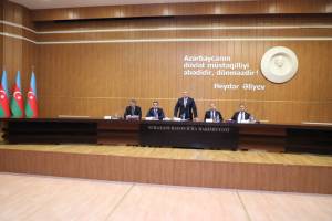 Daha üç rayonda qarlı havalara hazırlıq tədbirlərinin vəziyyəti müzakirə edilib Xəbər şəkili