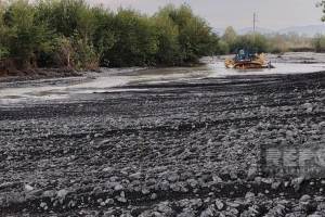Oğuzdan axan dağ çaylarında qabaqlayıcı tədbirlər görülür Xəbər şəkili
