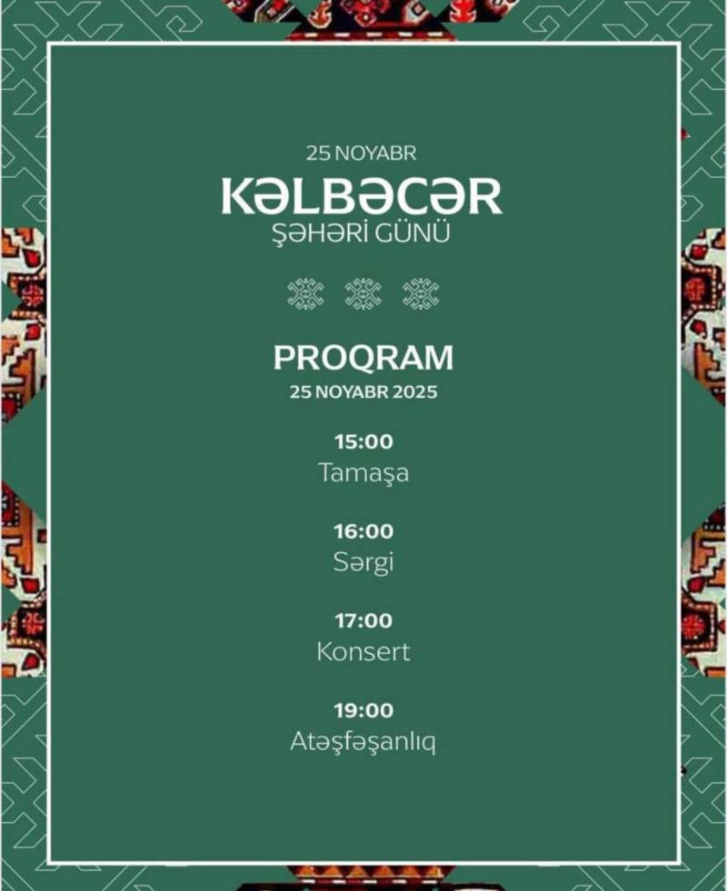 Kəlbəcərdə Şəhər Günü keçirilir -FOTO