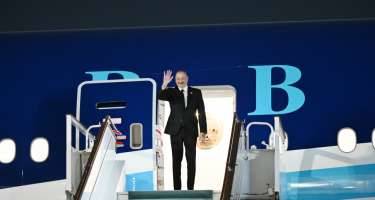 Prezident Özbəkistan səfərindən paylaşım etdi -VİDEO