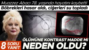 Muazzez Abacının ölümü ətrafında şübhələr: Böyrək zədəsi və ağciyərlərdə su yığılmasına kontrast maye səbəb oldumu? Xəbər şəkili