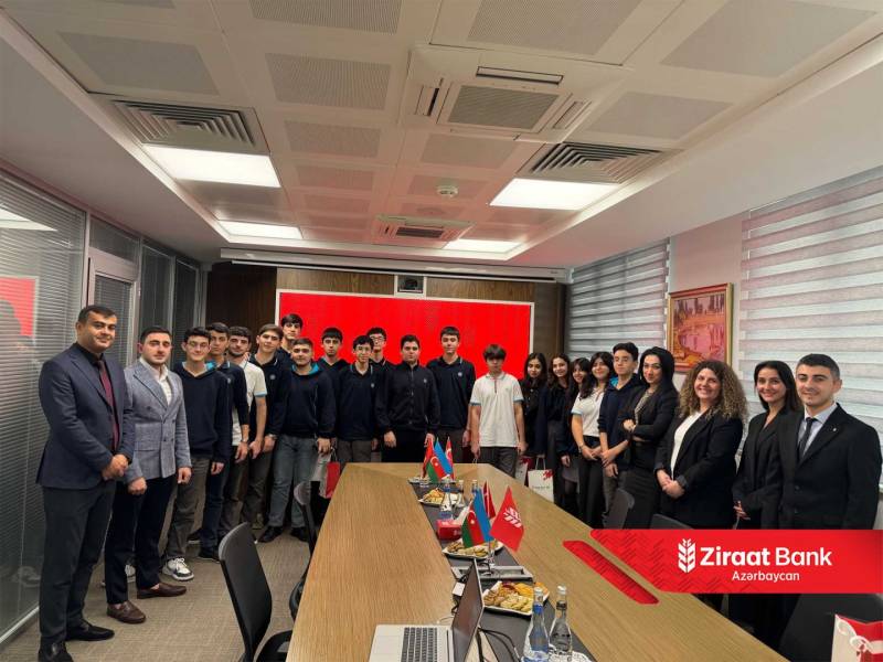 Ziraat Bank Azərbaycan məktəblilər üçün maliyyə savadlılığı təlimi təşkil etdi