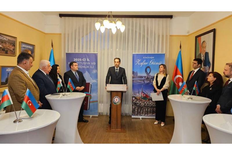 Sankt-Peterburqda Azərbaycanın Zəfər Gününün beşinci ildönümü qeyd olunub